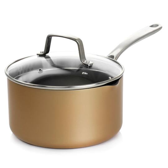 Martha Stewart Copper 12 Piece Hard Anodized Nonstick Aluminum Cookware Set